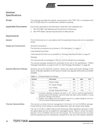 TSPC106AVGU83CG Datasheet Page 20
