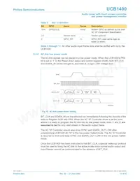 UCB1400BE Datasheet Page 13