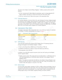 UCB1400BE Datasheet Page 22
