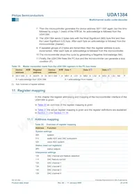 UDA1384H/N1 Datasheet Pagina 23