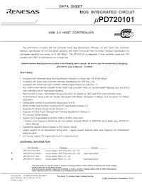 UPD720101F1-EA8-A Datasheet Pagina 3