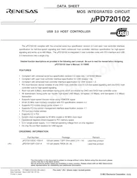 UPD720102GC-YEB-A數據表 頁面 3