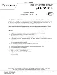 UPD720114GA-YEU-AT數據表 頁面 3