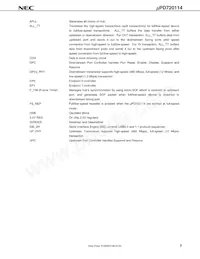 UPD720114GA-YEU-AT數據表 頁面 5