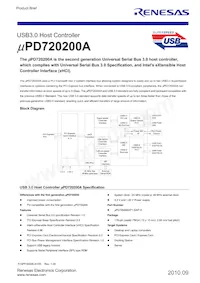 UPD720200AF1-DAP-A Datasheet Cover