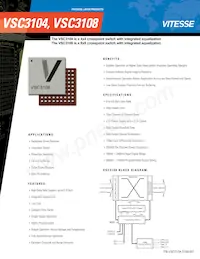 VSC3108VP-01 Datasheet Copertura