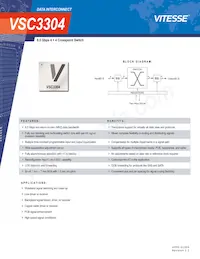 VSC3304XHV-01 Datasheet Copertura