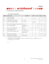 W6810IEG Datasheet Page 21