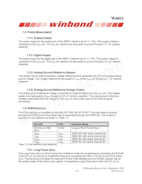 W6811IWG Datasheet Page 10
