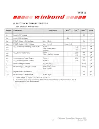W6811IWG Datasheet Page 21