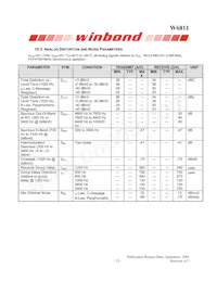 W6811IWG Datasheet Page 23