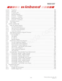 W681307DG Datasheet Page 6