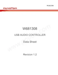 W681308DG數據表 封面