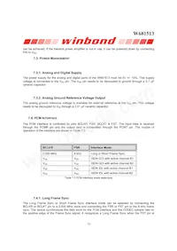 W681513SG Datasheet Page 10