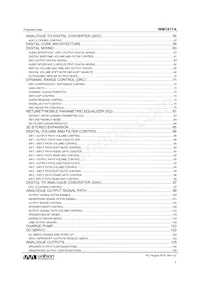 WM1811AECS/R Datasheet Pagina 3