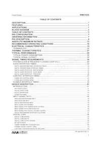 WM5102SECS/R Datasheet Page 3