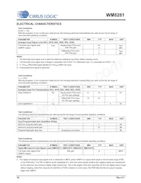 WM8281ECS/R Datasheet Page 16