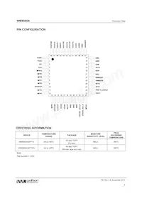 WM8580AGEFT/RV Datasheet Page 4