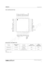 WM8580GEFT/V Datenblatt Seite 4