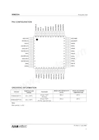 WM8594SEFT/V Datasheet Page 4