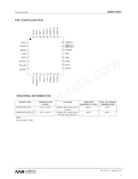 WM8750CBLGEFL/R Datasheet Page 3