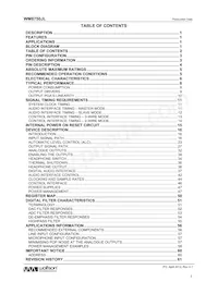 WM8750CJLGEFL/R數據表 頁面 2