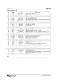 WM8758CBGEFL/RV Datasheet Page 5