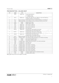 WM8772SEDS/RV Datasheet Pagina 7