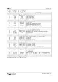WM8772SEDS/RV數據表 頁面 8