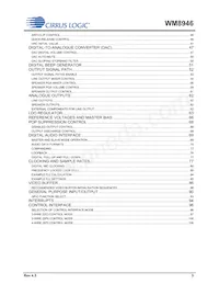 WM8946ECS/R Datasheet Page 3