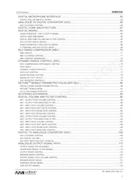 WM8958ECS/R Datenblatt Seite 3