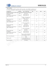 WM8962BECSN/R Datasheet Page 11