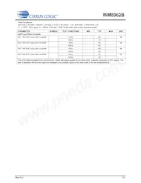 WM8962BECSN/R Datasheet Page 13