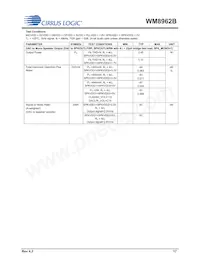 WM8962BECSN/R Datenblatt Seite 17