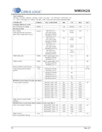 WM8962BECSN/R Datenblatt Seite 18