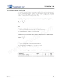 WM8962BECSN/R Datasheet Page 21