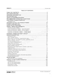 WM8976CGEFL/RV Datasheet Page 2