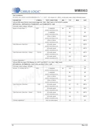 WM8983GEFL/V Datenblatt Seite 12