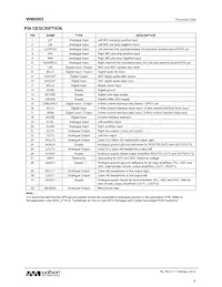 WM8985CGEFL/R Datasheet Page 6