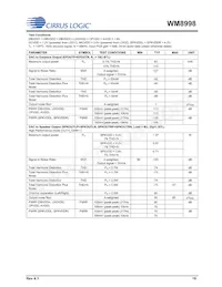 WM8998ECS/R Datasheet Page 19