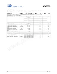 WM8998ECS/R Datasheet Pagina 20