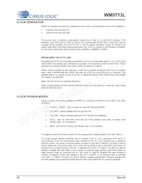 WM9713CLGEFL/RV Datasheet Pagina 20