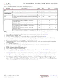 XCZU19EG-3FFVD1760E Datasheet Page 5