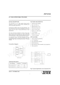 ZXFV302N16TC Datasheet Cover