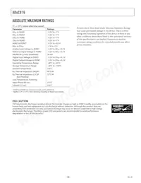 ADUC816BCPZ-REEL Datasheet Page 19