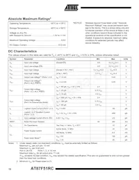 AT87F51RC-24PI Datasheet Page 18