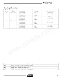 AT87LV52-16AI Datasheet Page 21