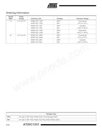 AT89C1051-24SI Datasheet Page 12