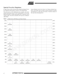 AT89C1051U-12SI Datasheet Page 4