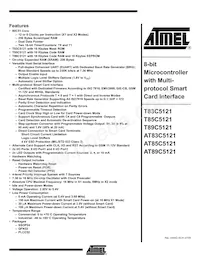 AT89C5121-YSUL Datasheet Cover